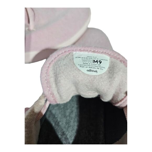 ALLBIRDS Mens Wool Runner Mizzle Pink Running Shoes - Size 9 - Picture 8 of 9